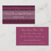 Roze hair Salon Stylist Beauticiaanse Visitekaartj Visitekaartje (Voorkant / Achterkant)