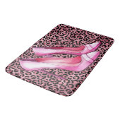 Roze hakken schoenen badmat (Gekanteld)