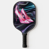 Roze hakken schoenen Pickleball Paddle (Voorkant)