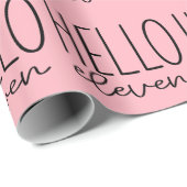 Roze Hallo 11-omslagpapier Cadeaupapier (Rol Hoek)