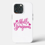 Roze Hallo Prachtige prijsopgave Case-Mate iPhone Case (Achterkant)