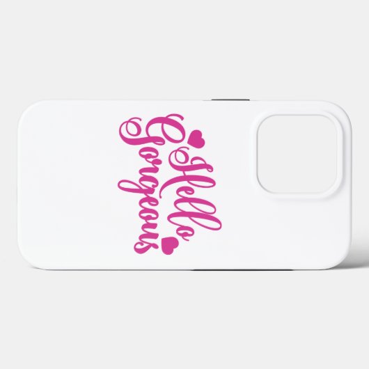 Roze Hallo Prachtige prijsopgave Case-Mate iPhone Case (Achterkant (horizontaal))