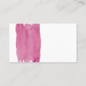 Roze Hallo Visitekaartjes (Achterkant)