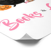 Roze Halloween Baby is het brouwen van boeken en g Poster (Hoek)