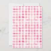 Roze Halloween Baby shower Kaart (Achterkant)