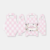 Roze Halloween Bedankdoosjes (Uitgevouwen)