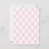 Roze Halloween Boo Bedankkaart (Achterkant)