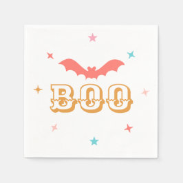 Roze Halloween Boo Papier servet