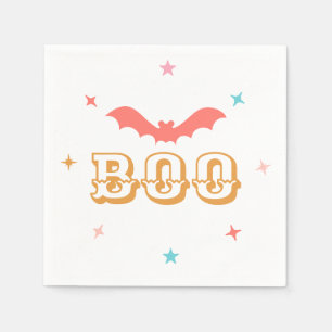 Roze Halloween Boo Papier servet