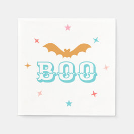 Roze Halloween Boo Papier servet