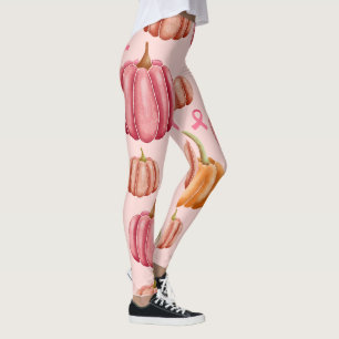 Roze Halloween Borstkanker roze lint Leggings