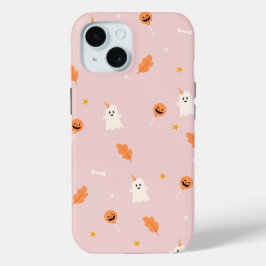 Roze Halloween iPhone 15 Case
