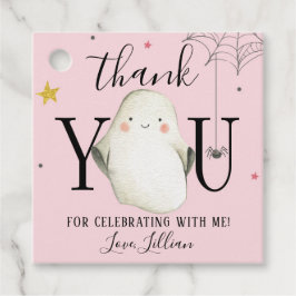 Roze Halloween Dank u Label