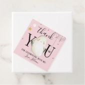 Roze Halloween Dank u Label (In situ)