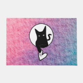 Roze Halloween Deurmat van Dichteres Adiela Akoo (Voorkant)