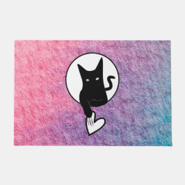 Roze Halloween Deurmat van Dichteres Adiela Akoo