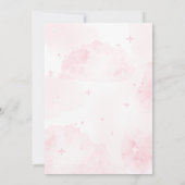 Roze Halloween Een Baby is het Brouwen van Baby sh Kaart (Achterkant)