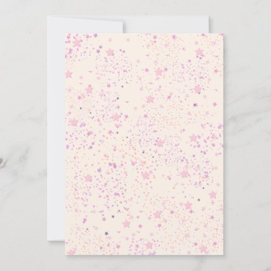 Roze Halloween Een Kleine Boo Ghost Baby shower Kaart (Achterkant)