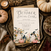 Roze Halloween Geest Feest Uitnodiging