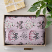 Roze Halloween Geest Tissuepapier (Geschenk)