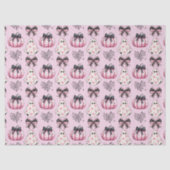 Roze Halloween Geest Tissuepapier (Voorkant)