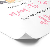 Roze Halloween Ghost Little Boo Envelope Station Poster (Hoek)