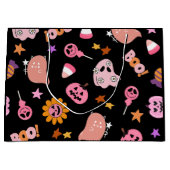 Roze Halloween Groot Cadeauzakje (Voorkant)
