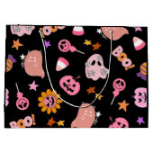Roze Halloween Groot Cadeauzakje (Achterkant)