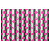roze halloween hart pompoen gestreept stof (Yard (91,4 cm))