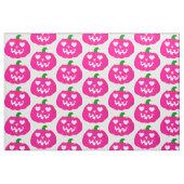 roze halloween hart pompoen jack-o-lantern stof (Fat Quarter)