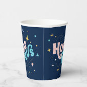 Roze Halloween, Hocus Pocus Papieren beker (Rechts)