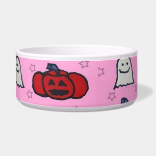 Roze Halloween-hosts, -vleermuizen en -jager op la Voerbakje