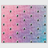 Roze Halloween inpakpapier van de dichter Adiela A (Vlak)