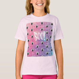 Roze Halloween Kind T-shirt van Poet Adiela Akoo