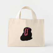 Roze Halloween konijn kostuum Mini Tote Bag (Voorkant)