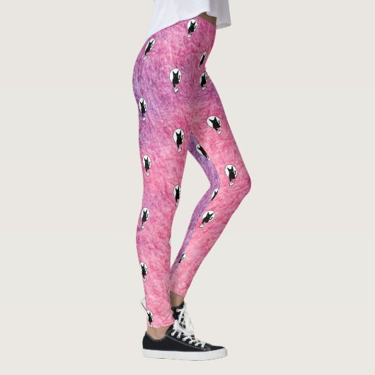 Roze Halloween Leggings van Dichteres Adiela Akoo (Rechts)