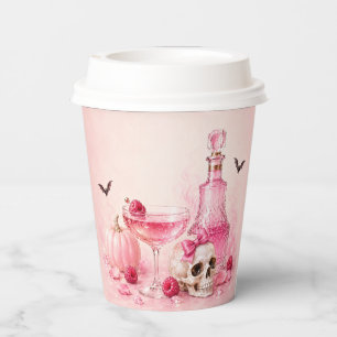 Roze Halloween Meisjes Nacht Boo Ze Cocktail Par Papieren Bekers