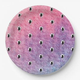 Roze Halloween papieren bord door Poet Adiela Akoo