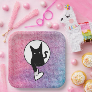 Roze Halloween papieren bord door Poet Adiela Akoo