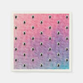 Roze Halloween papieren servet van Poet Adiela Ako (Voorkant)