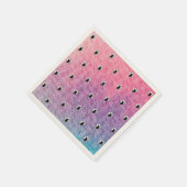 Roze Halloween papieren servet van Poet Adiela Ako (Hoek)