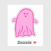 Roze Halloween Rosie Ghost Sticker (Vel)