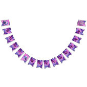 Roze halloween schattig magisch bewitched kat vlaggetjes (Alle)