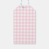 Roze Halloween Schattige Ghost 1e Verjaardag Cadeaulabel (Achterkant)