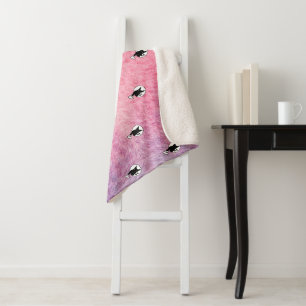 Roze Halloween Sherpa Deken van Dichteres Adiela A