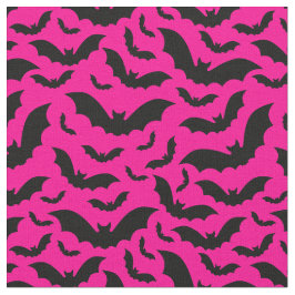 roze halloween vampier vleermuizen gotisch stof