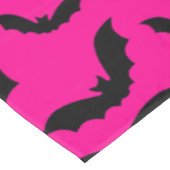 roze halloween vampier vleermuizen gotisch tafelkleed (Gekanteld)