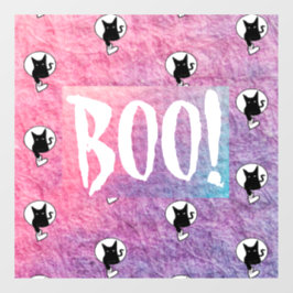 Roze Halloween venster Cling door Dichteres Adiela Raamsticker