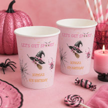 Roze Halloween-verjaardagsfeestje