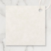 Roze Halve Maan met  Bloemen Bedankt Bedankjes Labels (Achterkant)